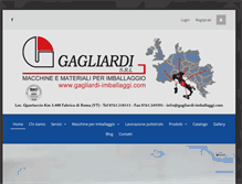 Tablet Screenshot of gagliardi-imballaggi.com